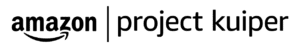 RABC-CCCR - Logo featuring the Amazon text and logo on the left, with the words "project kuiper" to the right in a sleek, modern font, all in black and white.